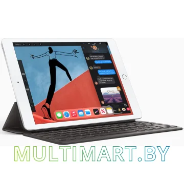 Планшет Apple iPad 10.2" 2020 32GB MYLA2 (серебристый) картинка 8